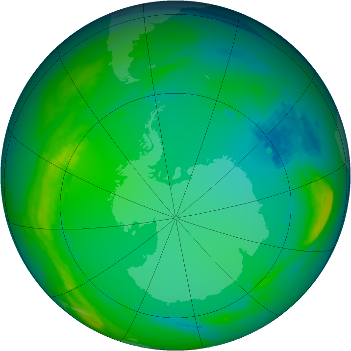 Ozone Map 1984-07-06